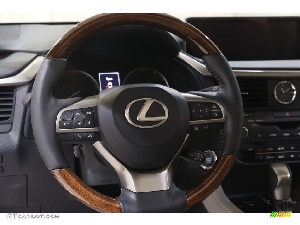 2016 Lexus RX 350 AWD Stratus Gray Steering Wheel Photo #143958323