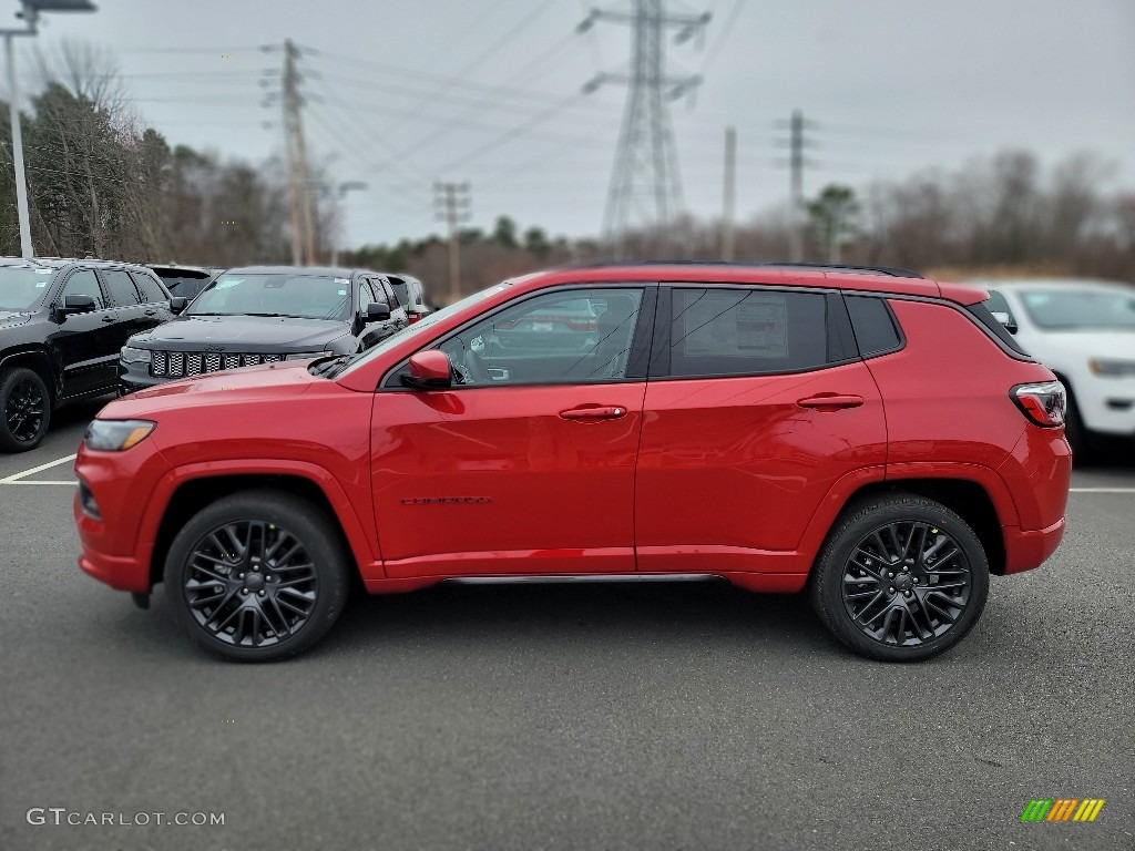 Velvet Red Pearl 2022 Jeep Compass Limited 4x4 Exterior Photo #143958648