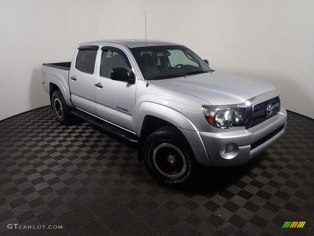 2011 Tacoma V6 TRD Double Cab 4x4 - Silver Streak Mica / Graphite Gray photo #2