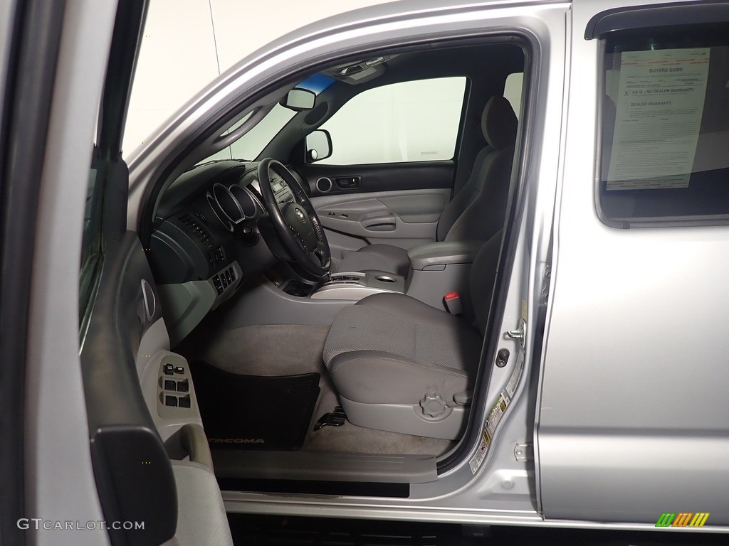 2011 Tacoma V6 TRD Double Cab 4x4 - Silver Streak Mica / Graphite Gray photo #20