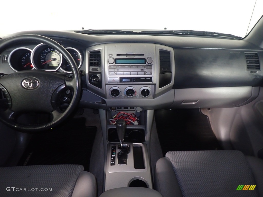 2011 Tacoma V6 TRD Double Cab 4x4 - Silver Streak Mica / Graphite Gray photo #23