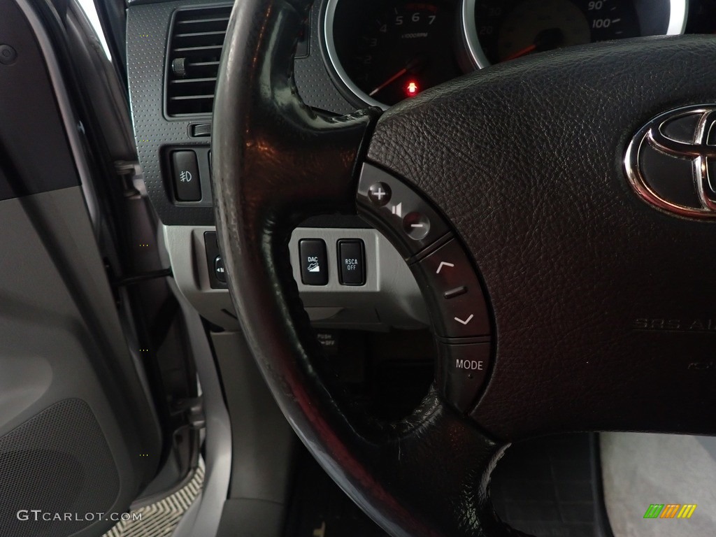 2011 Tacoma V6 TRD Double Cab 4x4 - Silver Streak Mica / Graphite Gray photo #28
