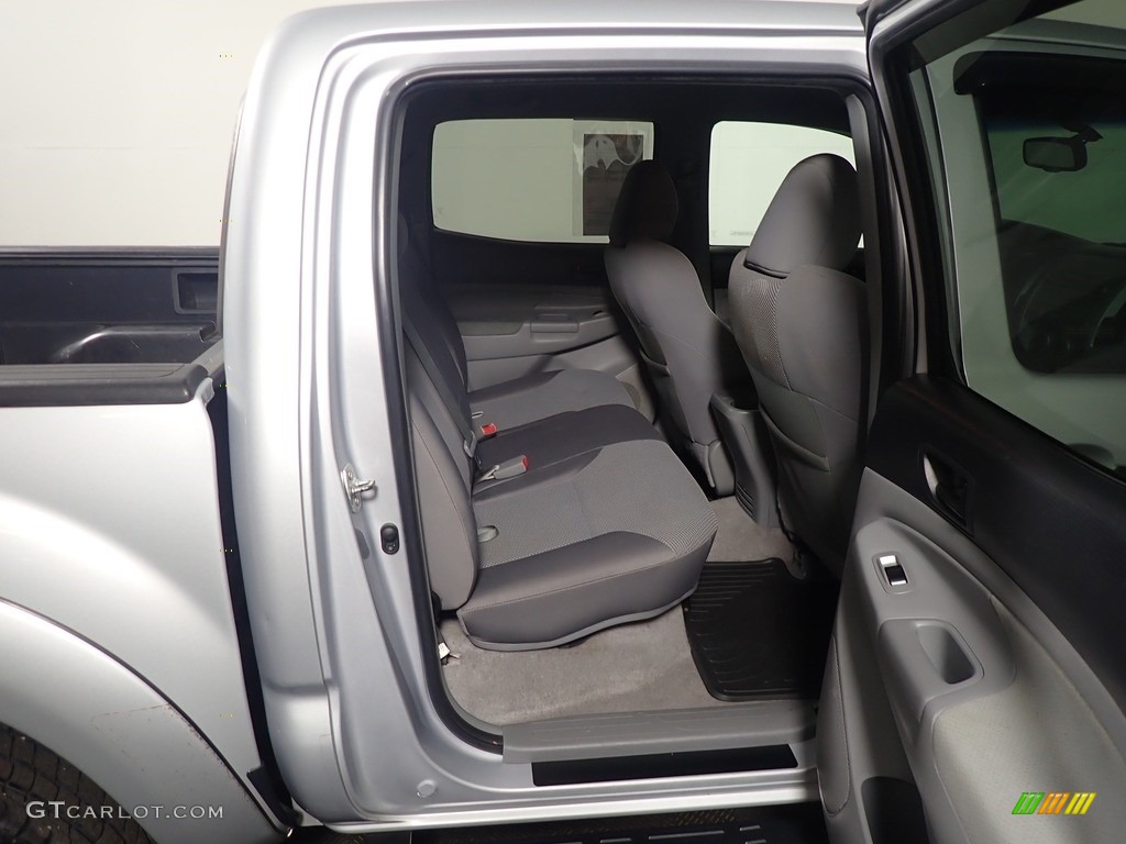 2011 Tacoma V6 TRD Double Cab 4x4 - Silver Streak Mica / Graphite Gray photo #35