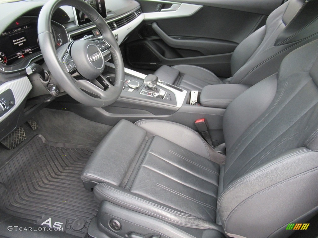 Black Interior 2018 Audi A5 Premium Plus quattro Coupe Photo #143961116