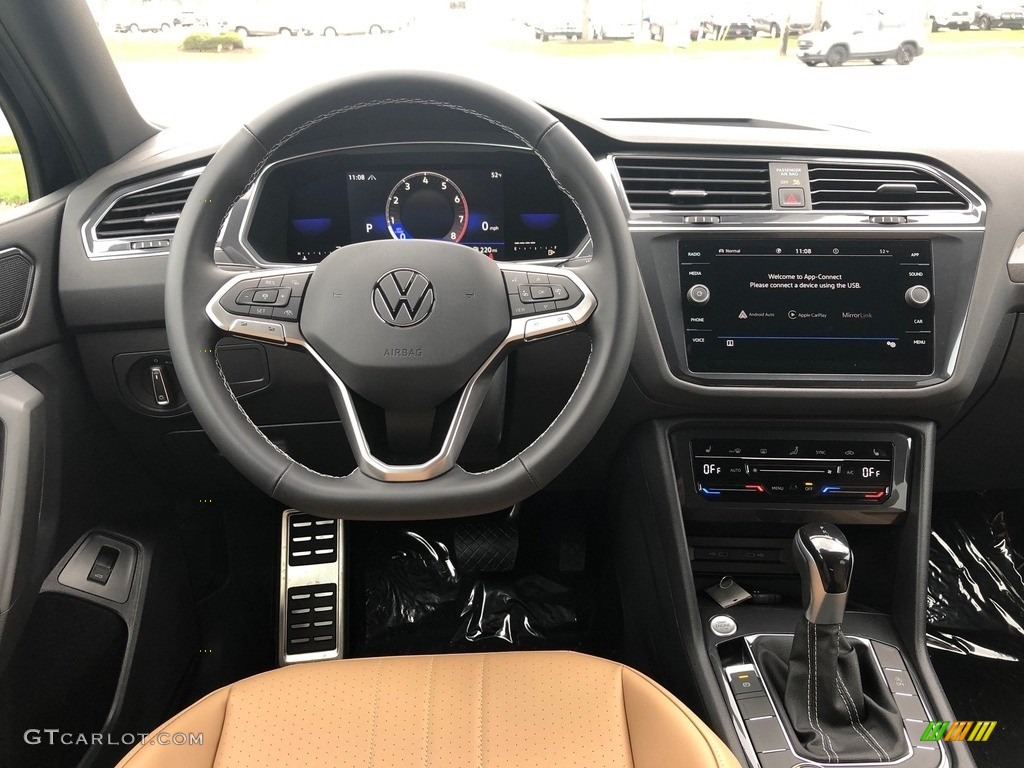 2022 Volkswagen Tiguan SE 4Motion Cinnamon Dashboard Photo #143962235