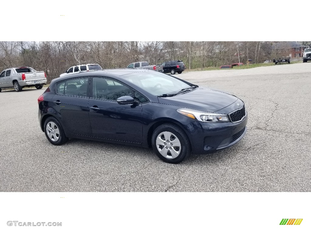 Gravity Blue 2017 Kia Forte5 LX Exterior Photo #143962697