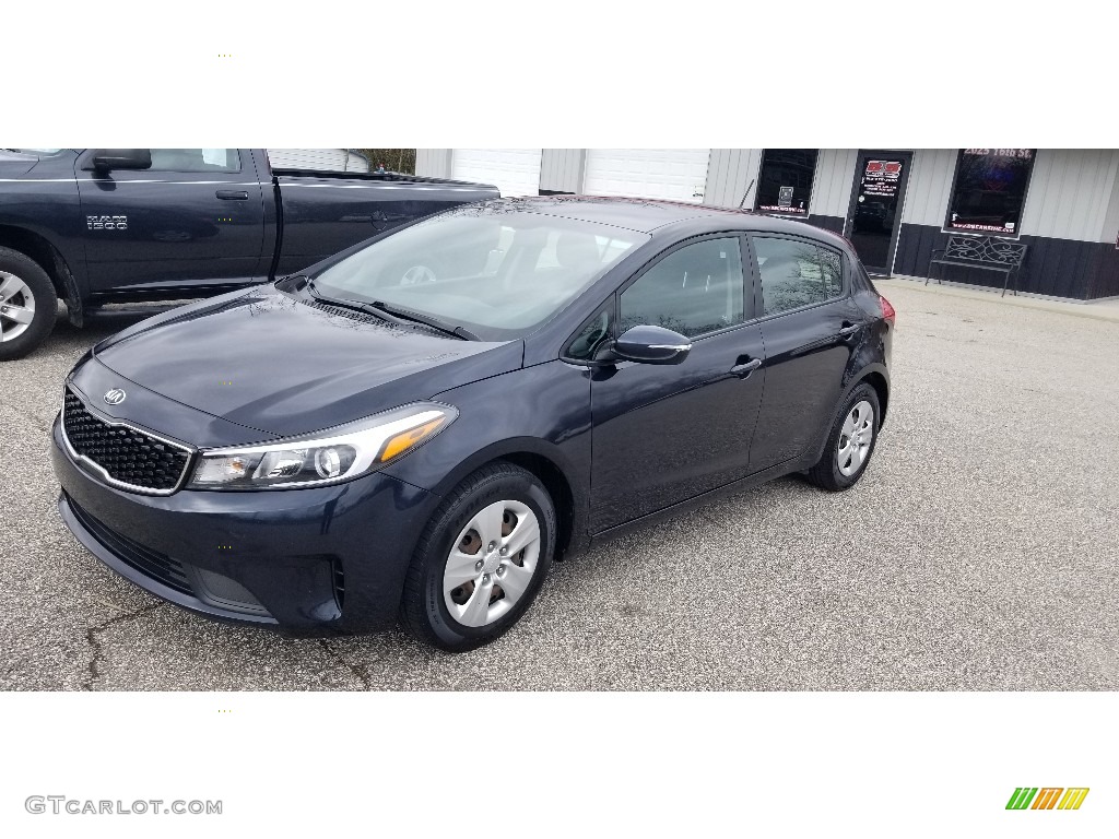 Gravity Blue 2017 Kia Forte5 LX Exterior Photo #143963162