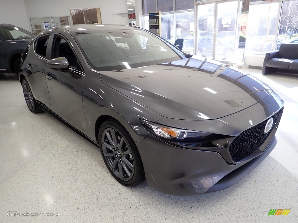 Machine Gray Metallic 2019 Mazda MAZDA3 Hatchback Preferred AWD Exterior Photo #143964440