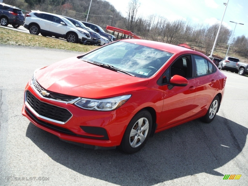 2017 Cruze LS - Red Hot / Jet Black photo #9