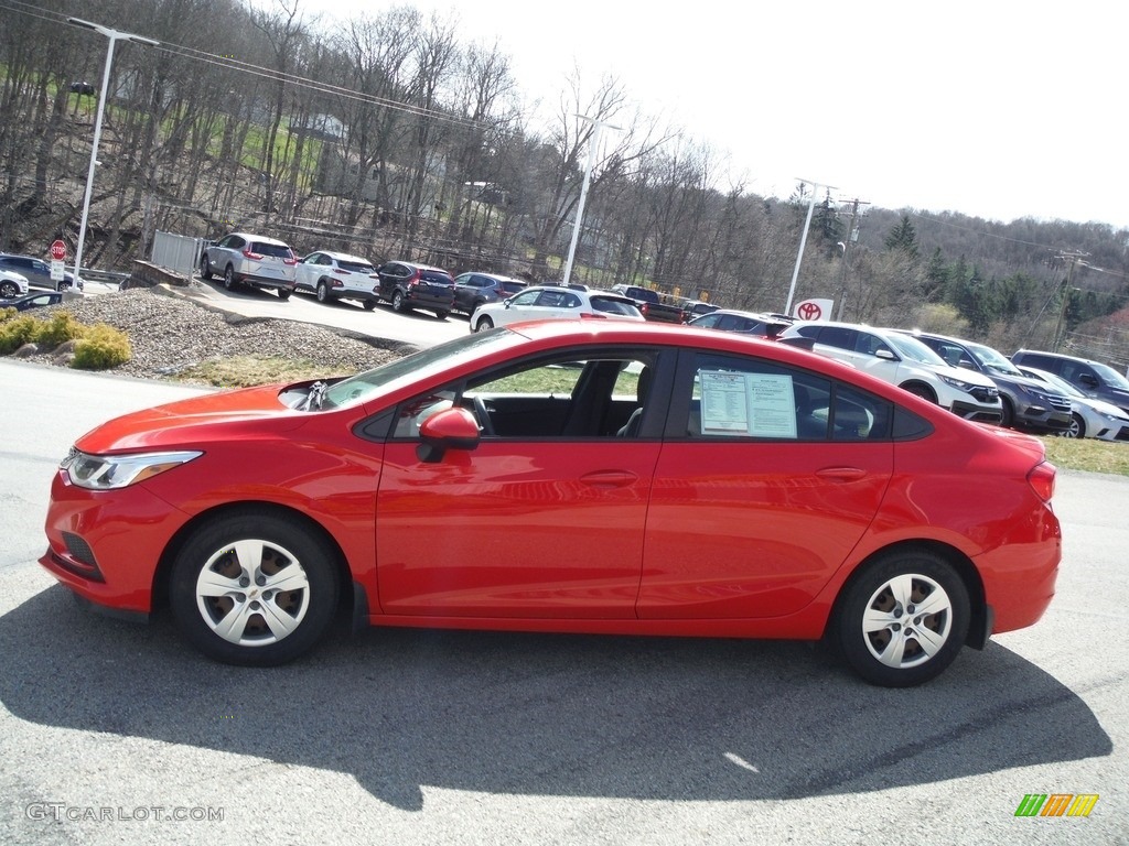 2017 Cruze LS - Red Hot / Jet Black photo #10