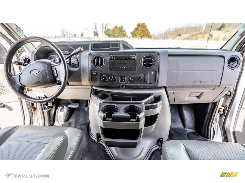 2014 Ford E-Series Van E350 Cargo Van Medium Flint Dashboard Photo #143965916