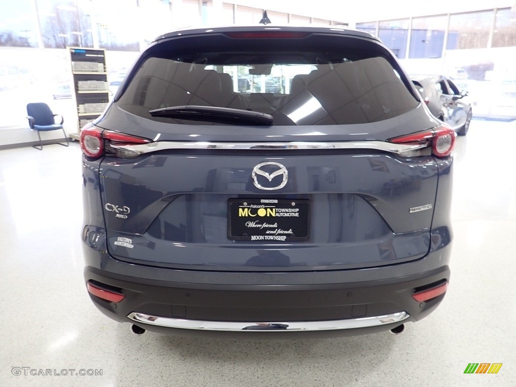 2022 CX-9 Carbon Edition AWD - Polymetal Gray Metallic / Red photo #3