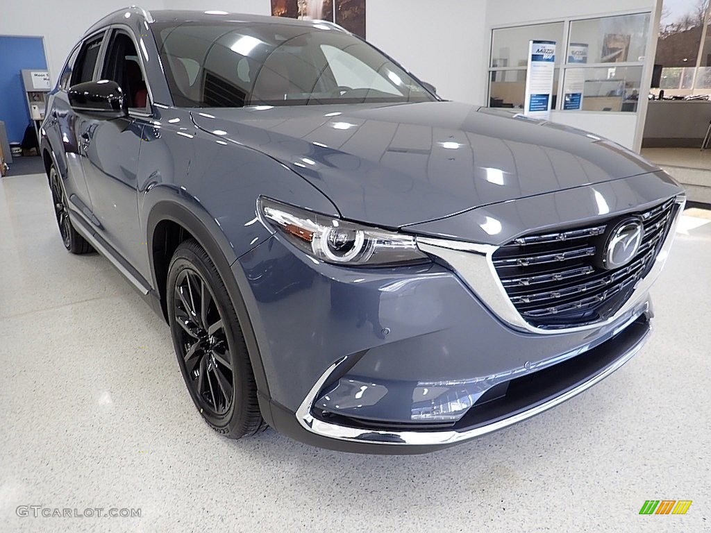 Polymetal Gray Metallic 2022 Mazda CX-9 Carbon Edition AWD Exterior Photo #143966249