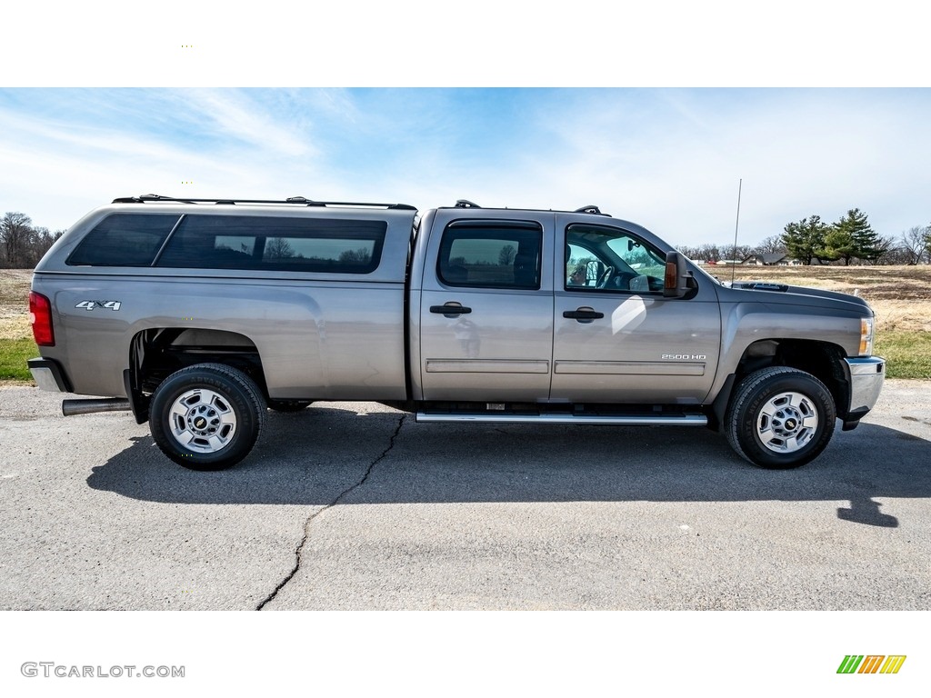 2013 Silverado 2500HD LT Crew Cab 4x4 - Graystone Metallic / Ebony photo #3
