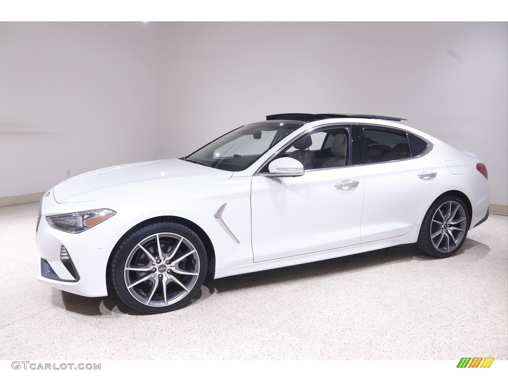 Casablanca White 2019 Hyundai Genesis G70 AWD Exterior Photo #143966900