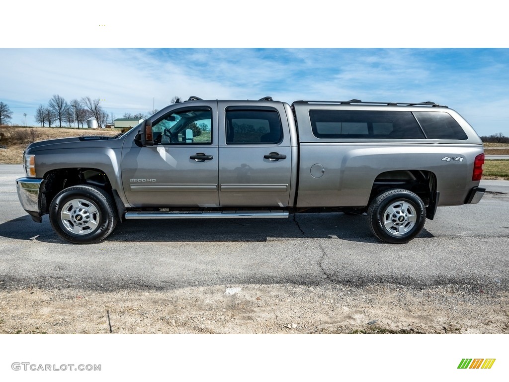 2013 Silverado 2500HD LT Crew Cab 4x4 - Graystone Metallic / Ebony photo #7