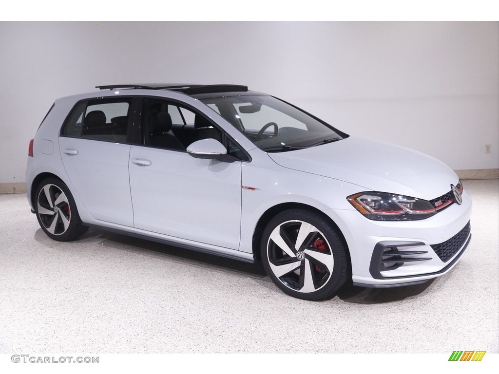 2020 Golf GTI SE - White Silver Metallic / Titan Black photo #1