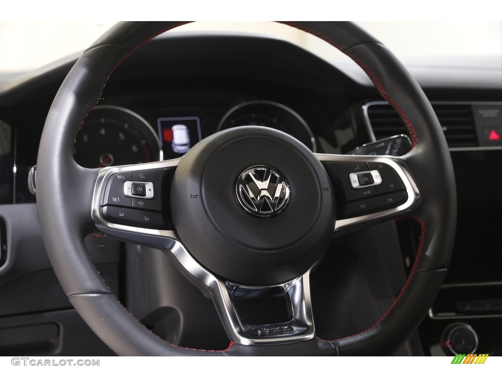 2020 Golf GTI SE - White Silver Metallic / Titan Black photo #7