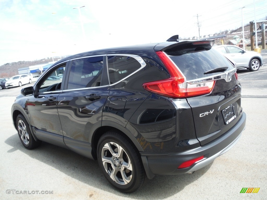 2019 CR-V EX AWD - Crystal Black Pearl / Black photo #8