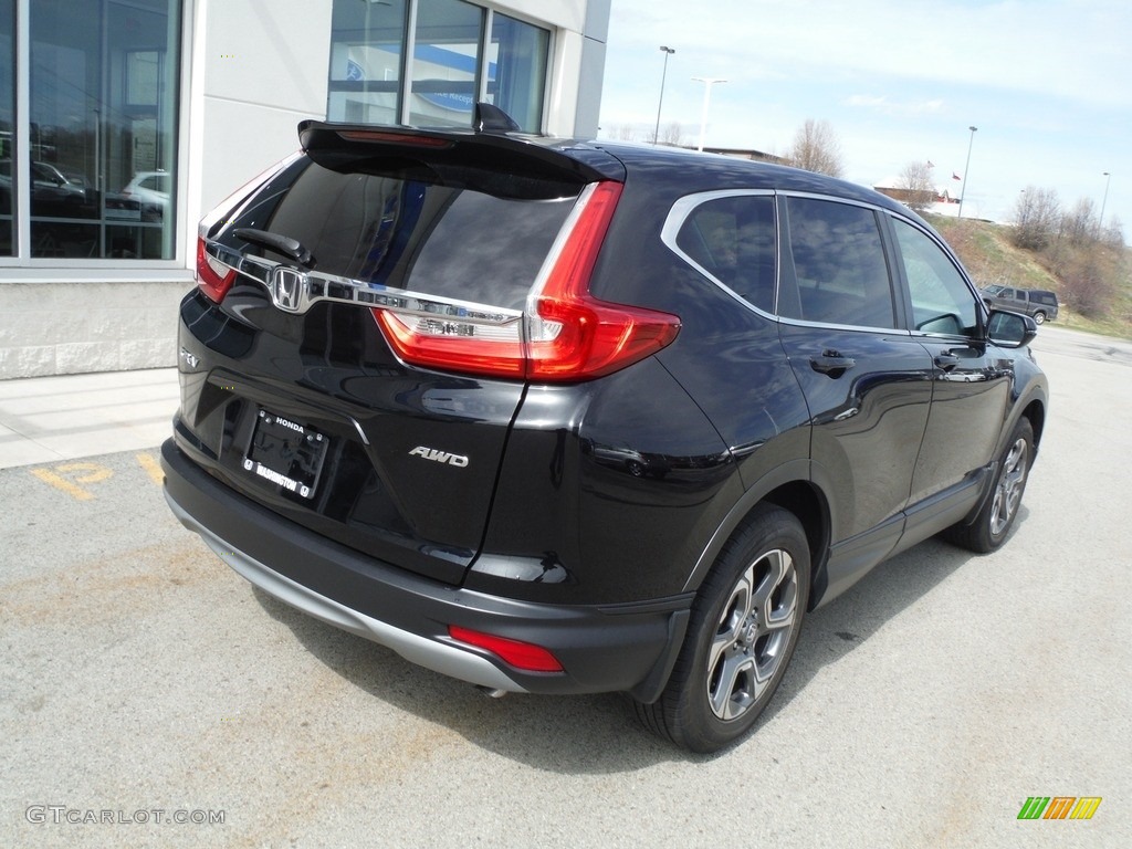 2019 CR-V EX AWD - Crystal Black Pearl / Black photo #10