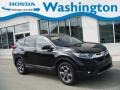 2018 Crystal Black Pearl Honda CR-V EX AWD  photo #1