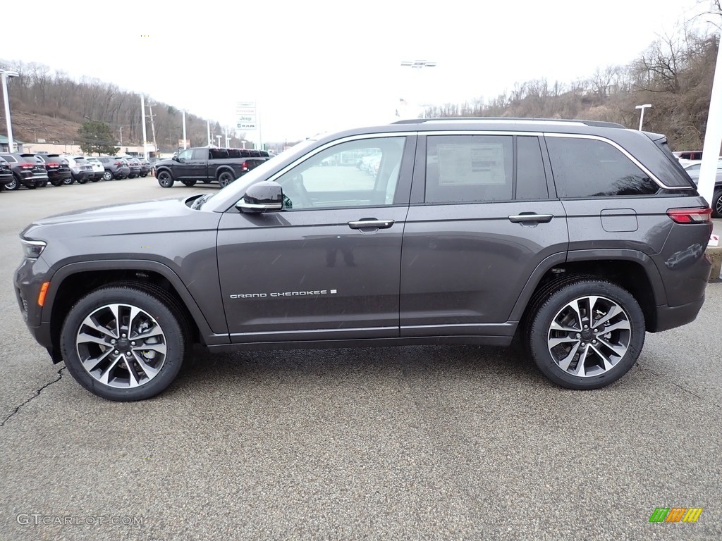 Baltic Gray Metallic 2022 Jeep Grand Cherokee Overland 4x4 Exterior Photo #143969438