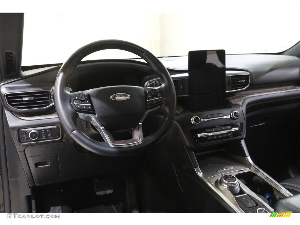 2020 Ford Explorer Platinum 4WD Ebony Dashboard Photo #143969447