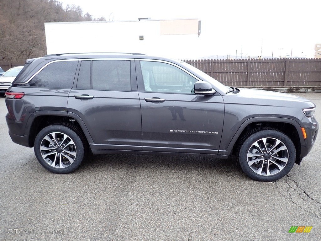 Baltic Gray Metallic 2022 Jeep Grand Cherokee Overland 4x4 Exterior Photo #143969543
