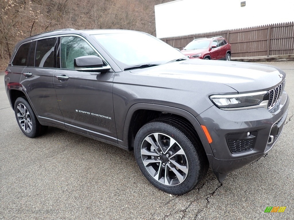 Baltic Gray Metallic 2022 Jeep Grand Cherokee Overland 4x4 Exterior Photo #143969570
