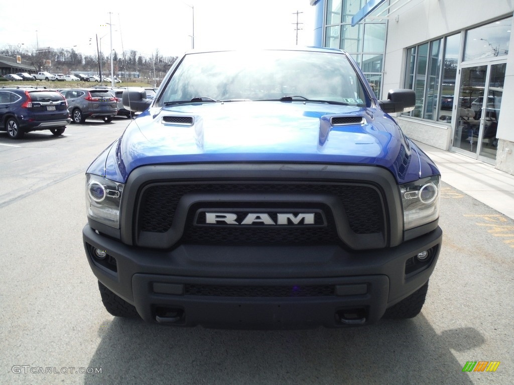 2017 1500 Rebel Crew Cab 4x4 - Blue Streak Pearl / Black photo #7