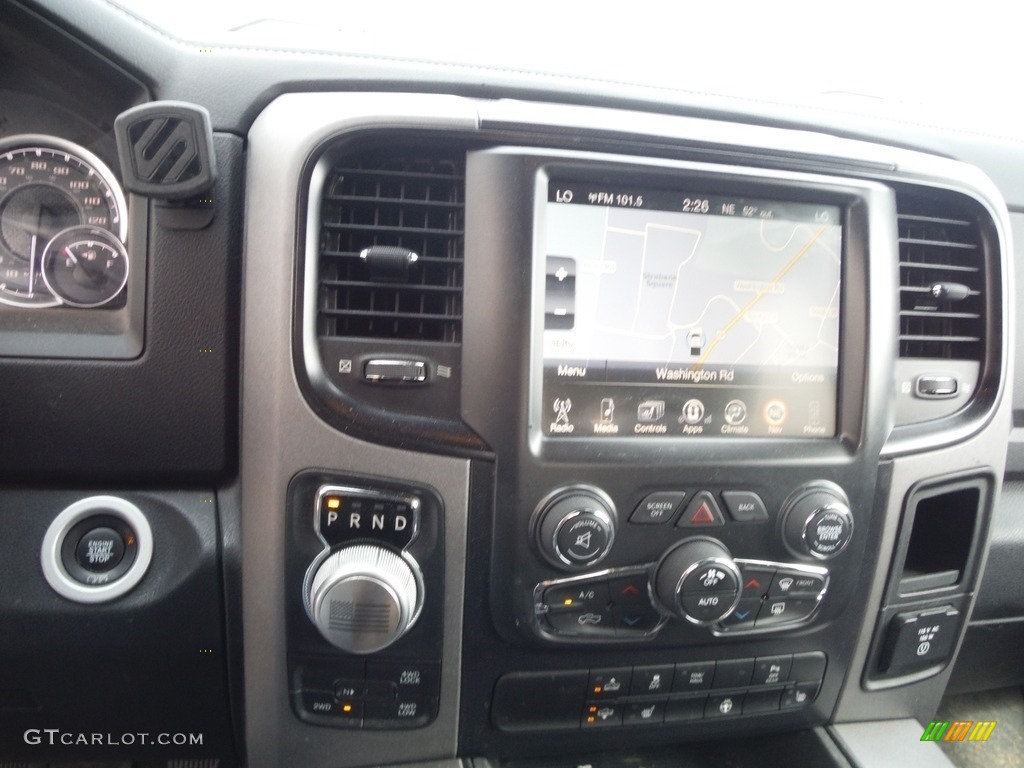 2017 1500 Rebel Crew Cab 4x4 - Blue Streak Pearl / Black photo #23