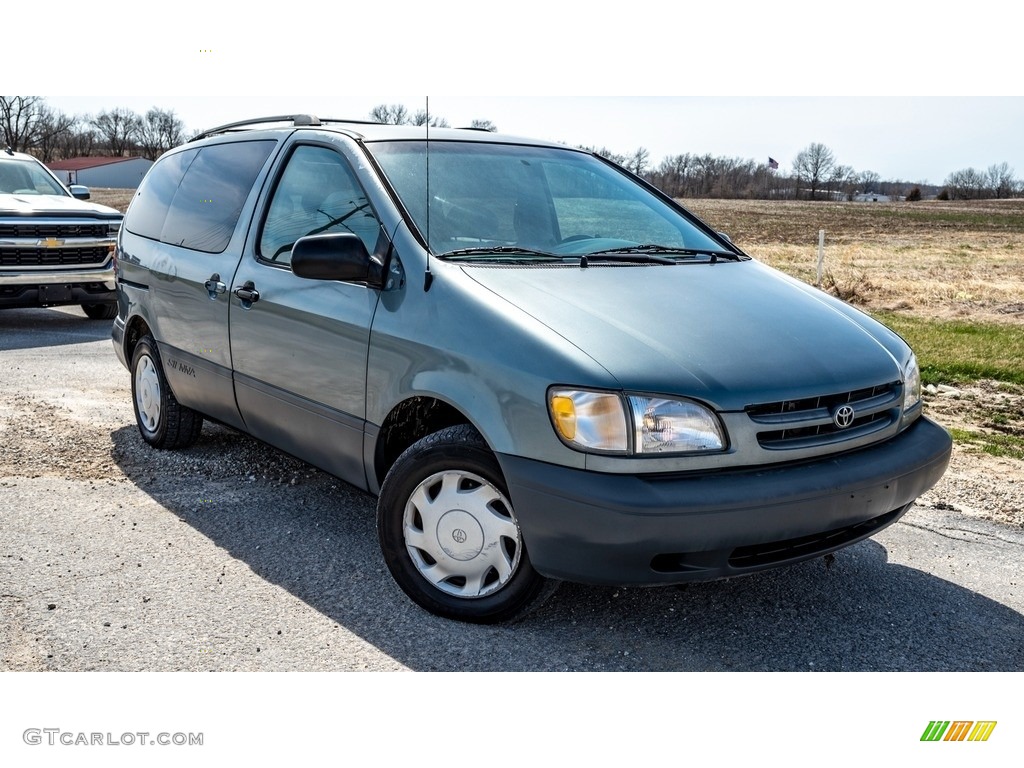 1999 Sienna LE - Woodland Pearl / Gray photo #1