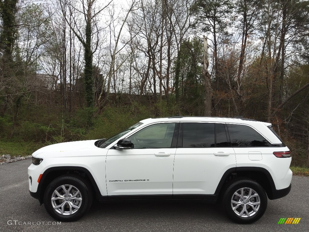 Bright White 2022 Jeep Grand Cherokee Limited 4x4 Exterior Photo #143970818