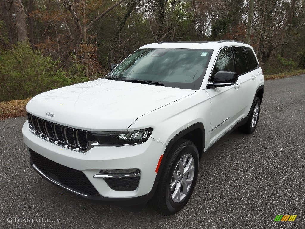 Bright White 2022 Jeep Grand Cherokee Limited 4x4 Exterior Photo #143970833