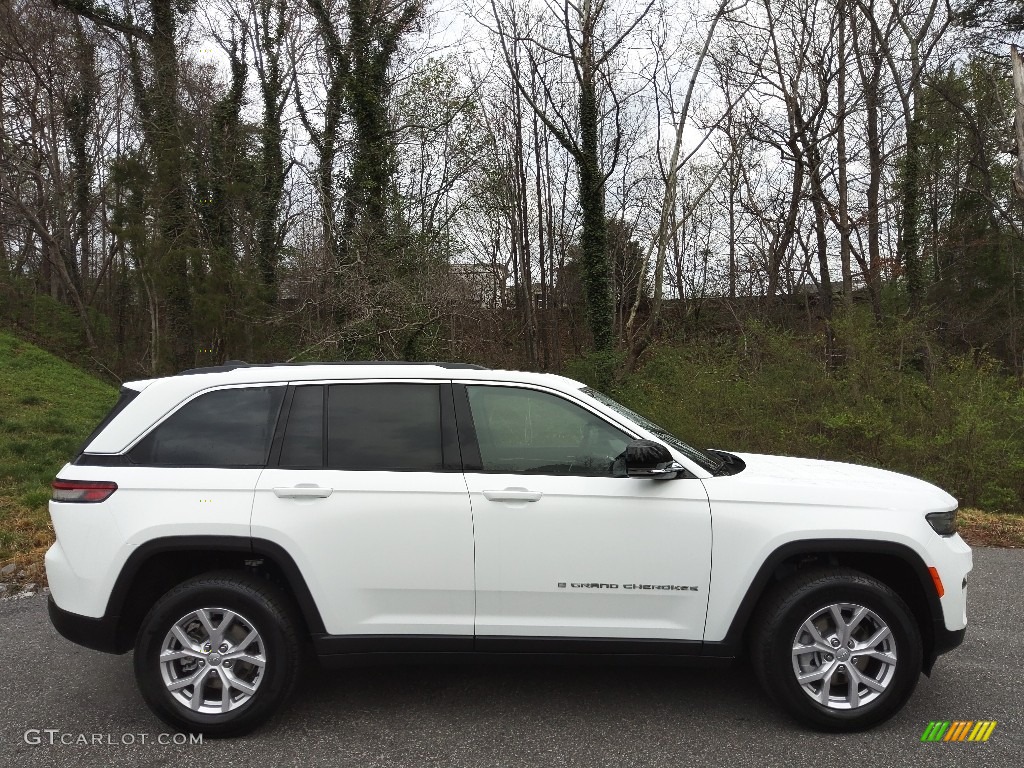Bright White 2022 Jeep Grand Cherokee Limited 4x4 Exterior Photo #143970887