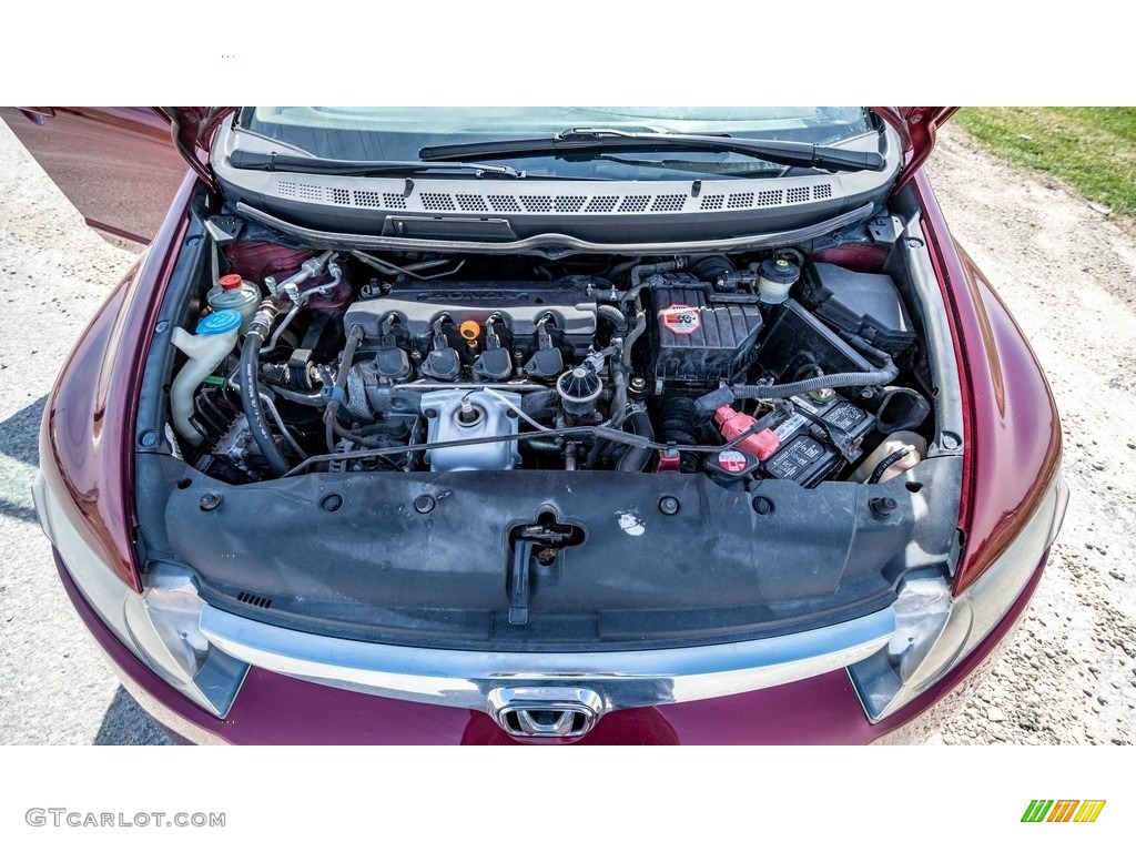 2008 Civic EX Sedan - Tango Red Pearl / Ivory photo #16