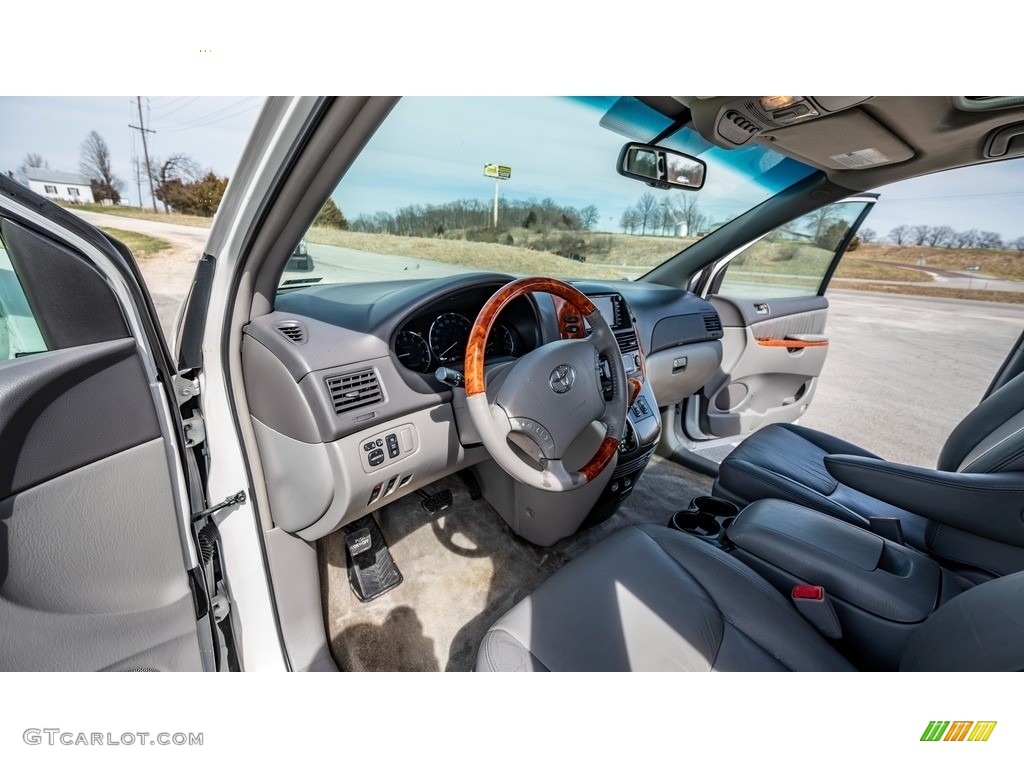 2008 Sienna XLE AWD - Arctic Frost Pearl / Stone photo #19