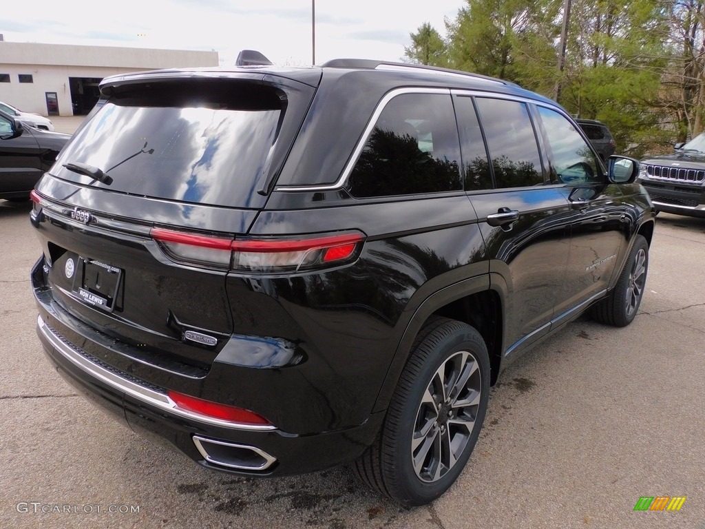 Diamond Black Crystal Pearl 2022 Jeep Grand Cherokee Overland 4x4 Exterior Photo #143972066