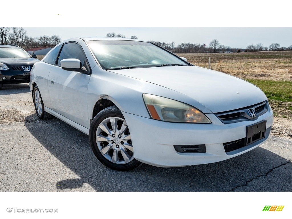 2006 Accord EX V6 Coupe - Taffeta White / Ivory photo #1