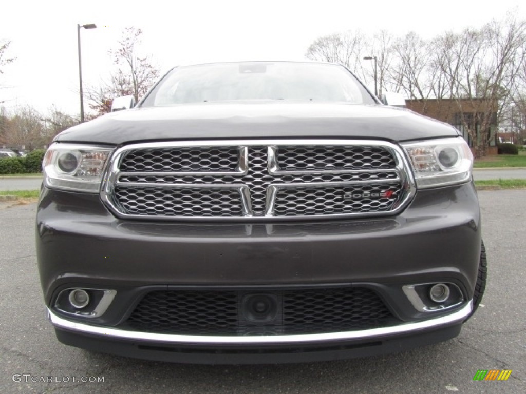 2017 Durango Citadel AWD - Granite Metallic / Black/Light Frost Beige photo #4