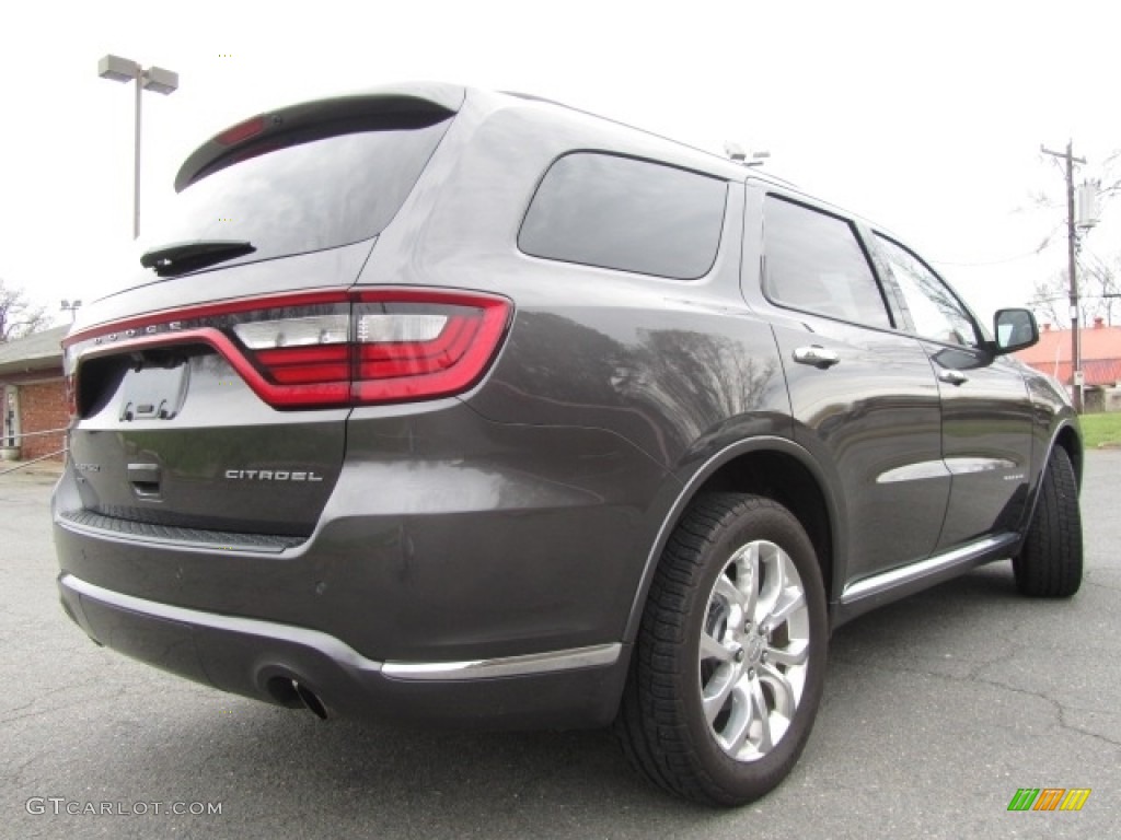 2017 Durango Citadel AWD - Granite Metallic / Black/Light Frost Beige photo #8