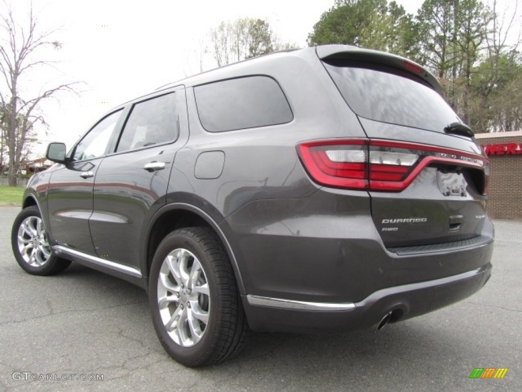 2017 Durango Citadel AWD - Granite Metallic / Black/Light Frost Beige photo #10
