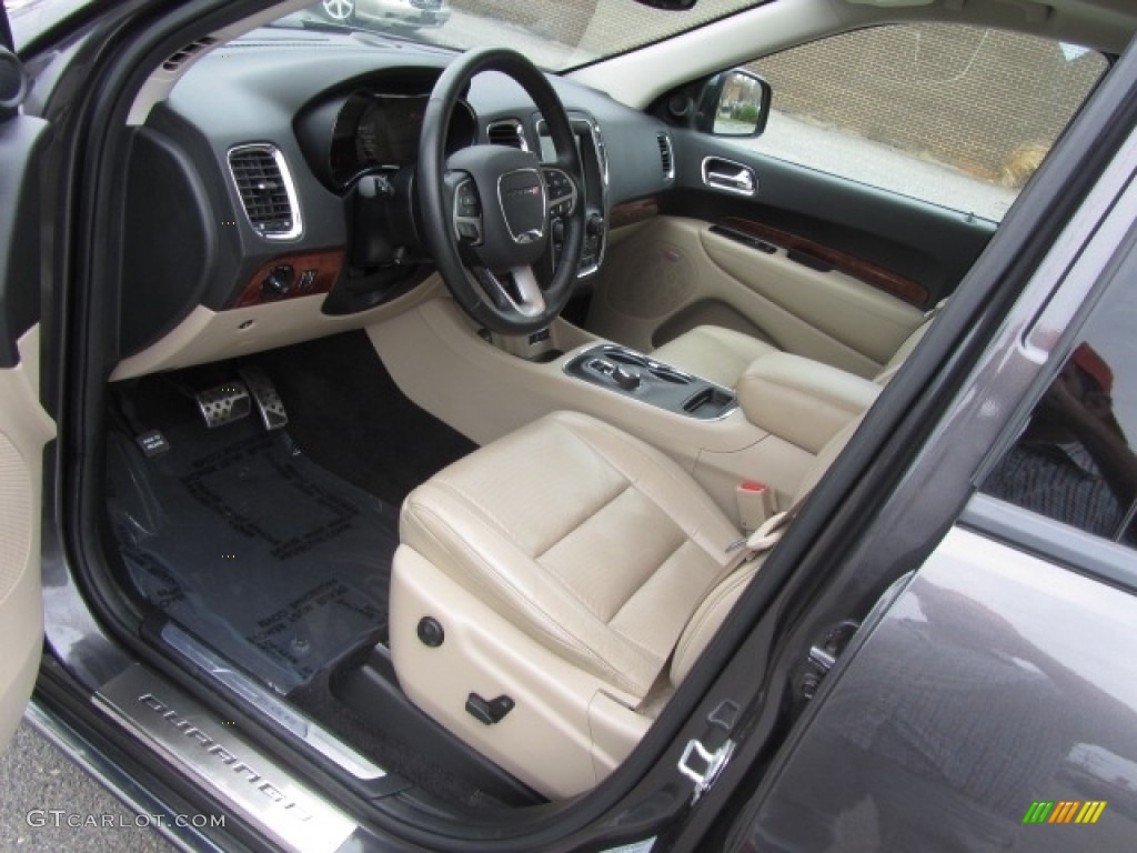 2017 Durango Citadel AWD - Granite Metallic / Black/Light Frost Beige photo #17