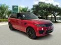 Front 3/4 View of 2022 Range Rover Sport HST