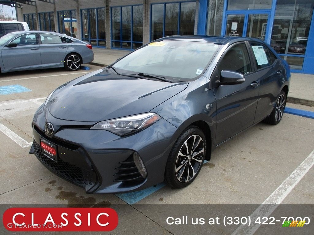 2019 Corolla XSE - Falcon Gray metallic / Black photo #1