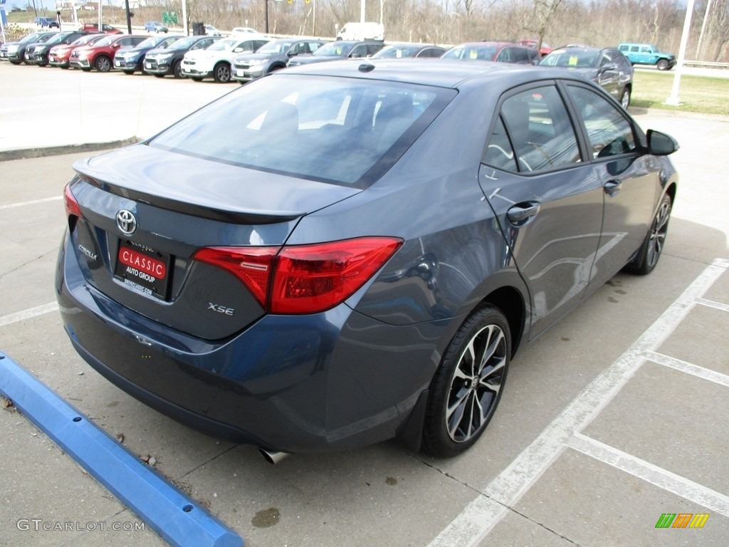 2019 Corolla XSE - Falcon Gray metallic / Black photo #7