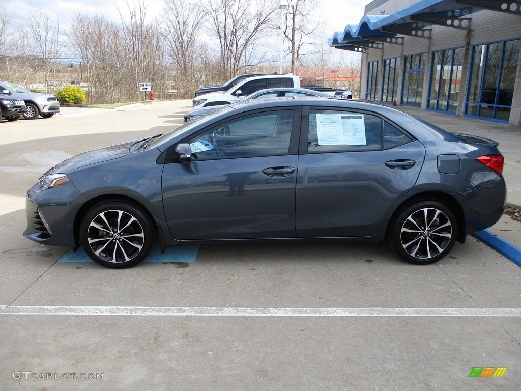 2019 Corolla XSE - Falcon Gray metallic / Black photo #11