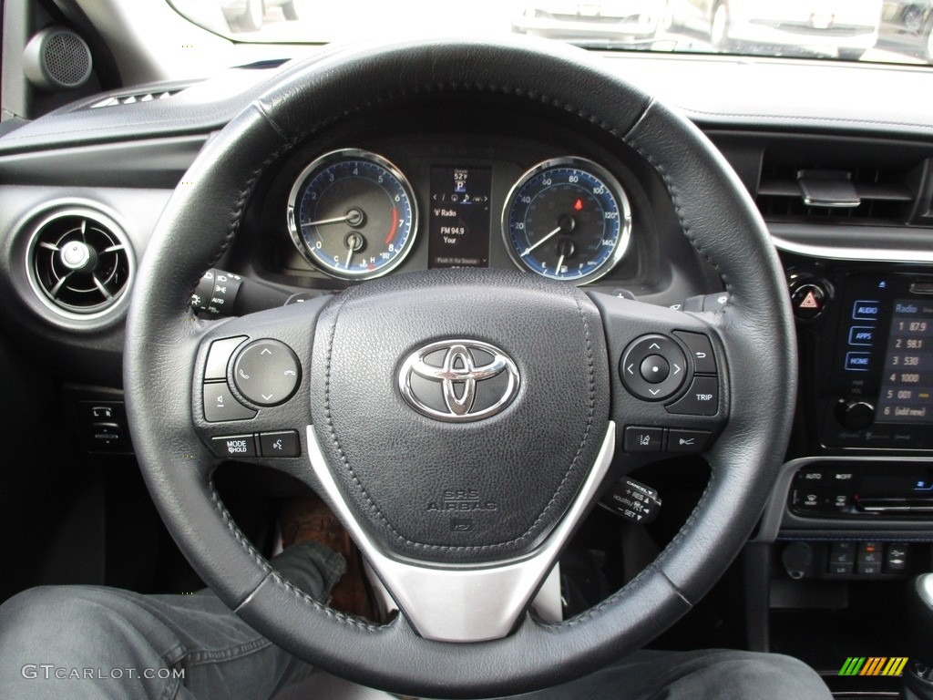 2019 Corolla XSE - Falcon Gray metallic / Black photo #34