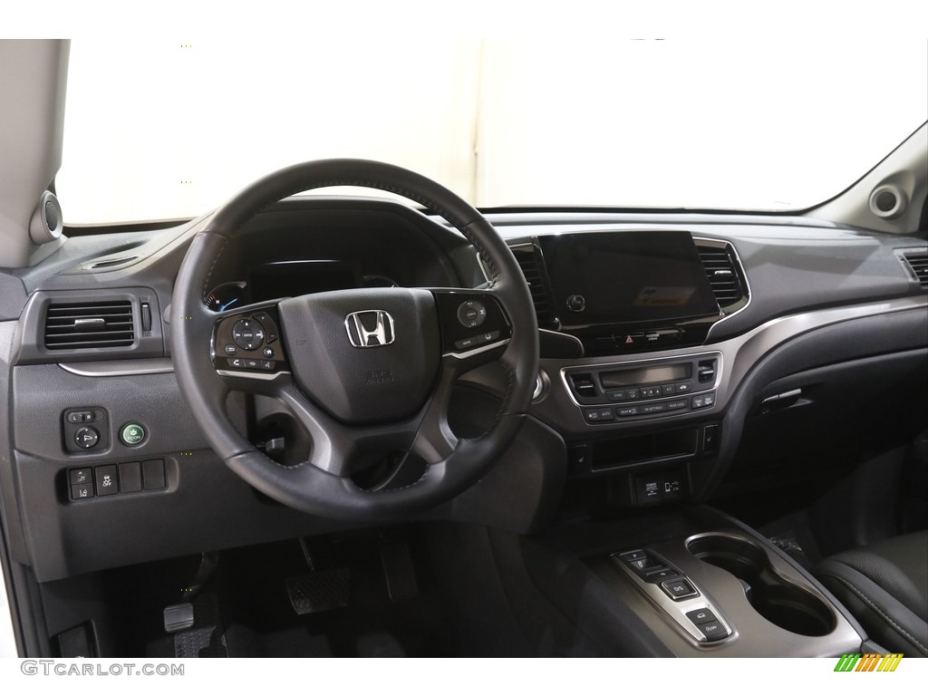 2021 Honda Pilot EX-L AWD Black Dashboard Photo #143973280