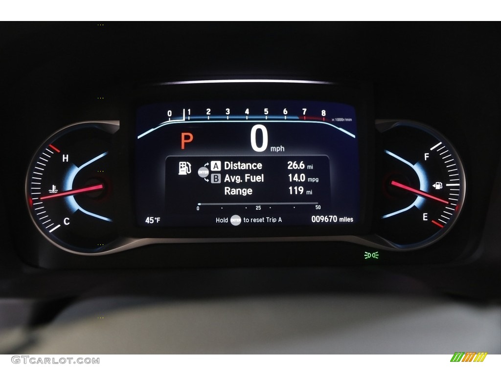 2021 Honda Pilot EX-L AWD Gauges Photos
